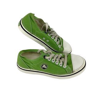 CROCS Green and White Women's Sneakers